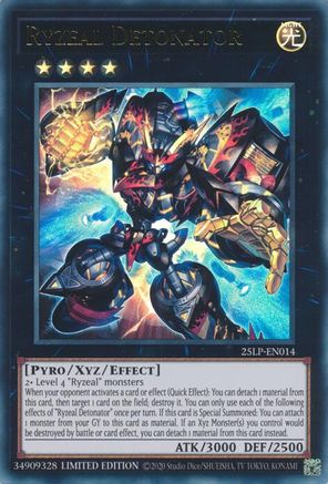 Ryzeal Detonator (25LP-EN014) - Limited Pack World Championship 2025 Limited Limited Pack World Championship 2025 Yugioh Single  Squirtle Squad Card Shop.
