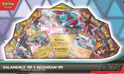 Salamence ex & Reshiram ex Premium Collection Miscellaneous Cards & Products Pokemon Sealed  Squirtle Squad Card Shop.