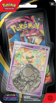Phantasmal Flames Single Pack Blister [Whimsicott] ME02: Phantasmal Flames Pokemon Sealed  Squirtle Squad Card Shop.