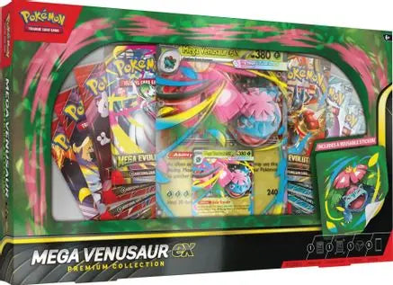 Mega Venusaur ex Premium Collection Miscellaneous Cards & Products Pokemon Sealed  Squirtle Squad Card Shop.