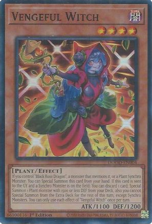 Vengeful Witch (DOOD-EN004) - Doom of Dimensions 1st Edition Doom of Dimensions Yugioh Single  Squirtle Squad Card Shop.