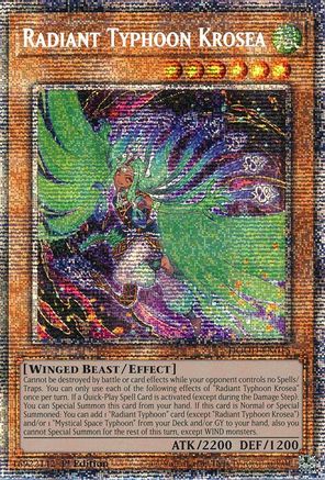 Radiant Typhoon Krosea (Starlight Rare) (DOOD-EN015) - Doom of Dimensions 1st Edition Doom of Dimensions Yugioh Single  Squirtle Squad Card Shop.