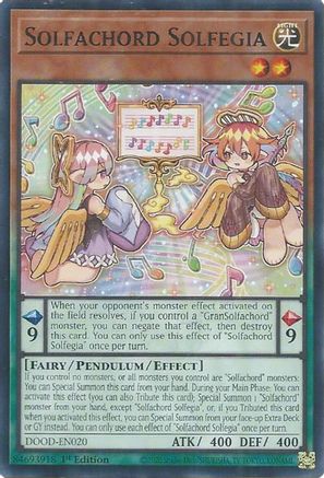 Solfachord Solfegia (DOOD-EN020) - Doom of Dimensions 1st Edition Doom of Dimensions Yugioh Single  Squirtle Squad Card Shop.