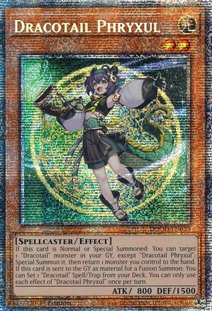 Dracotail Phryxul (Starlight Rare) (DOOD-EN023) - Doom of Dimensions 1st Edition Doom of Dimensions Yugioh Single  Squirtle Squad Card Shop.