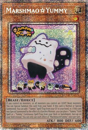 MarshmaoYummy (Starlight Rare) (DOOD-EN024) - Doom of Dimensions 1st Edition Doom of Dimensions Yugioh Single  Squirtle Squad Card Shop.