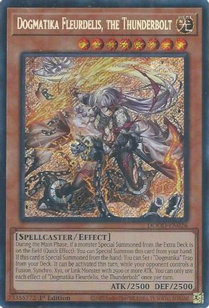 Dogmatika Fleurdelis, the Thunderbolt (DOOD-EN026) - Doom of Dimensions 1st Edition Doom of Dimensions Yugioh Single  Squirtle Squad Card Shop.