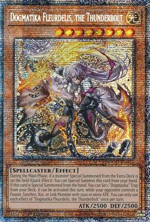 Dogmatika Fleurdelis, the Thunderbolt (Starlight Rare) (DOOD-EN026) - Doom of Dimensions 1st Edition Doom of Dimensions Yugioh Single  Squirtle Squad Card Shop.