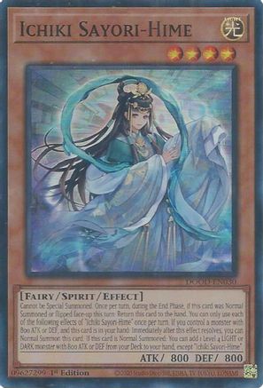 Ichiki Sayori-Hime (DOOD-EN030) - Doom of Dimensions 1st Edition Doom of Dimensions Yugioh Single  Squirtle Squad Card Shop.