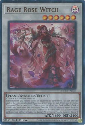 Rage Rose Witch (DOOD-EN040) - Doom of Dimensions 1st Edition Doom of Dimensions Yugioh Single  Squirtle Squad Card Shop.
