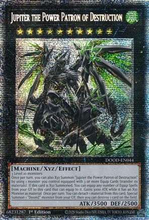 Jupiter the Power Patron of Destruction (Starlight Rare) (DOOD-EN044) - Doom of Dimensions 1st Edition Doom of Dimensions Yugioh Single  Squirtle Squad Card Shop.