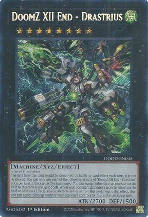 DoomZ XII End - Drastrius (DOOD-EN045) - Doom of Dimensions 1st Edition Doom of Dimensions Yugioh Single  Squirtle Squad Card Shop.