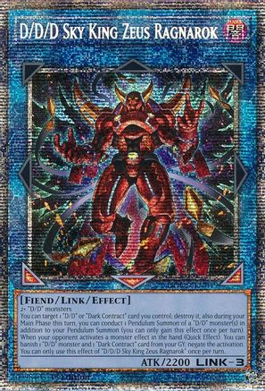 D/D/D Sky King Zeus Ragnarok (Starlight Rare) (DOOD-EN049) - Doom of Dimensions 1st Edition Doom of Dimensions Yugioh Single  Squirtle Squad Card Shop.