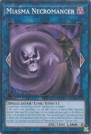 Miasma Necromancer (DOOD-EN052) - Doom of Dimensions 1st Edition Doom of Dimensions Yugioh Single  Squirtle Squad Card Shop.