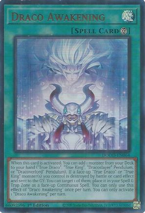 Draco Awakening (DOOD-EN064) - Doom of Dimensions 1st Edition Doom of Dimensions Yugioh Single  Squirtle Squad Card Shop.
