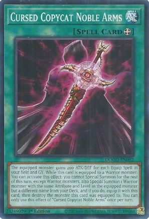 Cursed Copycat Noble Arms (DOOD-EN082) - Doom of Dimensions 1st Edition Doom of Dimensions Yugioh Single  Squirtle Squad Card Shop.