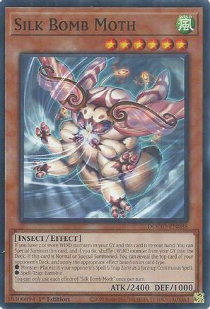 Silk Bomb Moth (DOOD-EN088) - Doom of Dimensions 1st Edition Doom of Dimensions Yugioh Single  Squirtle Squad Card Shop.