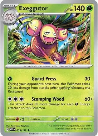 Exeggutor 005/132  ME01 Mega Evolution - Uncommon