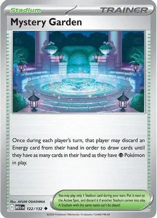 Mystery Garden 122/132  - Reverse Holofoil ME01 Mega Evolution - Uncommon