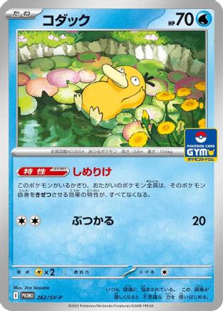 Psyduck - 262 (262/SV-P) - SVP Promotional Cards SV-P Promotional Cards Pokemon Japanese Single  Squirtle Squad Card Shop.