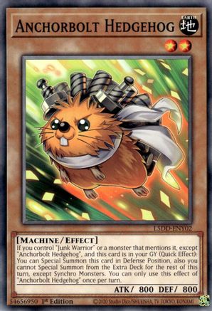 Anchorbolt Hedgehog (L5DD-ENY02) - Legendary 5D's Decks 1st Edition Legendary 5D's Decks Yugioh Single  Squirtle Squad Card Shop.