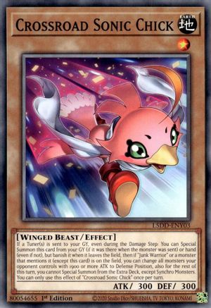 Crossroad Sonic Chick (L5DD-ENY03) - Legendary 5D's Decks 1st Edition Legendary 5D's Decks Yugioh Single  Squirtle Squad Card Shop.