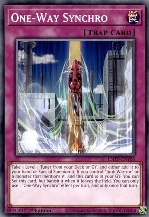 One-Way Synchro (L5DD-ENY06) - Legendary 5D's Decks 1st Edition Legendary 5D's Decks Yugioh Single  Squirtle Squad Card Shop.