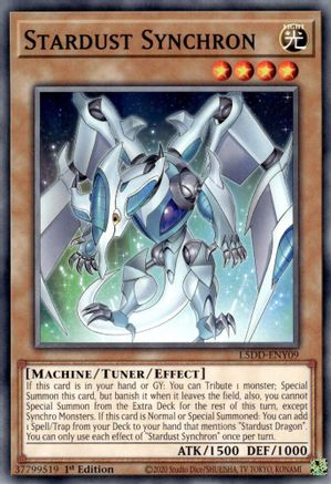 Stardust Synchron (L5DD-ENY09) - Legendary 5D's Decks 1st Edition Legendary 5D's Decks Yugioh Single  Squirtle Squad Card Shop.