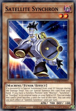 Satellite Synchron (L5DD-ENY11) - Legendary 5D's Decks 1st Edition Legendary 5D's Decks Yugioh Single  Squirtle Squad Card Shop.