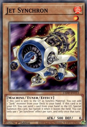 Jet Synchron (L5DD-ENY13) - Legendary 5D's Decks 1st Edition Legendary 5D's Decks Yugioh Single  Squirtle Squad Card Shop.