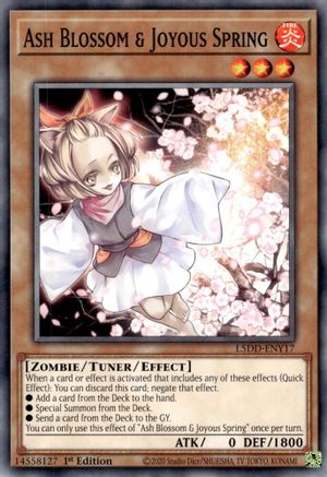 Ash Blossom & Joyous Spring (L5DD-ENY17) (L5DD-ENY17) - Legendary 5D's Decks 1st Edition Legendary 5D's Decks Yugioh Single  Squirtle Squad Card Shop.