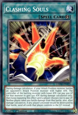 Clashing Souls (L5DD-ENY23) - Legendary 5D's Decks 1st Edition Legendary 5D's Decks Yugioh Single  Squirtle Squad Card Shop.