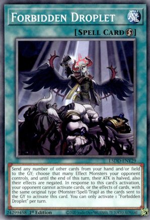 Forbidden Droplet (L5DD-ENY29) - Legendary 5D's Decks 1st Edition Legendary 5D's Decks Yugioh Single  Squirtle Squad Card Shop.