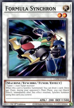 Formula Synchron (L5DD-ENY38) - Legendary 5D's Decks 1st Edition Legendary 5D's Decks Yugioh Single  Squirtle Squad Card Shop.