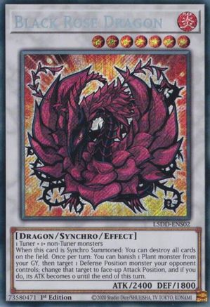 Black Rose Dragon (L5DD-ENS02) (L5DD-ENS02) - Legendary 5D's Decks 1st Edition Legendary 5D's Decks Yugioh Single  Squirtle Squad Card Shop.