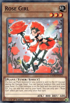 Rose Girl (L5DD-ENA11) - Legendary 5D's Decks 1st Edition Legendary 5D's Decks Yugioh Single  Squirtle Squad Card Shop.