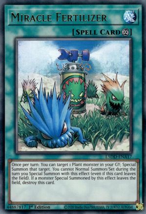 Miracle Fertilizer (L5DD-ENA17) - Legendary 5D's Decks 1st Edition Legendary 5D's Decks Yugioh Single  Squirtle Squad Card Shop.