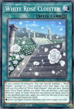 White Rose Cloister (L5DD-ENA22) - Legendary 5D's Decks 1st Edition Legendary 5D's Decks Yugioh Single  Squirtle Squad Card Shop.