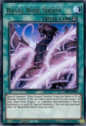 Basal Rose Shoot (Ultra Rare) (L5DD-ENA23) - Legendary 5D's Decks 1st Edition Legendary 5D's Decks Yugioh Single  Squirtle Squad Card Shop.
