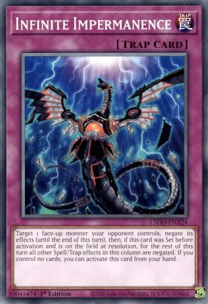 Infinite Impermanence (L5DD-ENA24) - Legendary 5D's Decks 1st Edition Legendary 5D's Decks Yugioh Single  Squirtle Squad Card Shop.