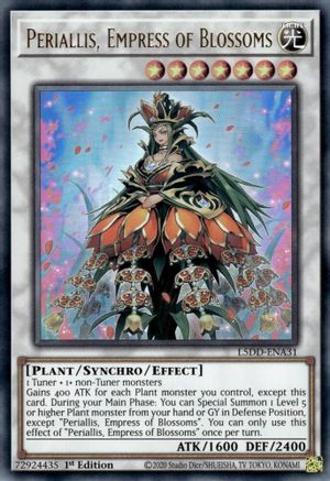 Periallis, Empress of Blossoms (L5DD-ENA31) - Legendary 5D's Decks 1st Edition Legendary 5D's Decks Yugioh Single  Squirtle Squad Card Shop.