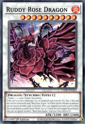 Ruddy Rose Dragon (L5DD-ENA32) - Legendary 5D's Decks 1st Edition Legendary 5D's Decks Yugioh Single  Squirtle Squad Card Shop.