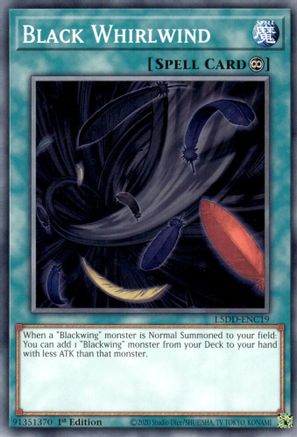Black Whirlwind (L5DD-ENC19) - Legendary 5D's Decks 1st Edition Legendary 5D's Decks Yugioh Single  Squirtle Squad Card Shop.
