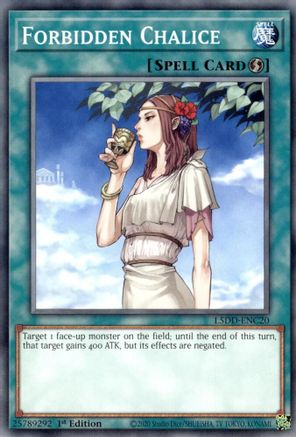 Forbidden Chalice (L5DD-ENC20) - Legendary 5D's Decks 1st Edition Legendary 5D's Decks Yugioh Single  Squirtle Squad Card Shop.