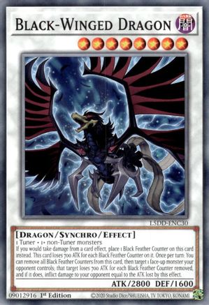 Black-Winged Dragon (L5DD-ENC30) (L5DD-ENC30) - Legendary 5D's Decks 1st Edition Legendary 5D's Decks Yugioh Single  Squirtle Squad Card Shop.