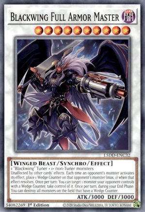 Blackwing Full Armor Master (L5DD-ENC32) - Legendary 5D's Decks 1st Edition Legendary 5D's Decks Yugioh Single  Squirtle Squad Card Shop.
