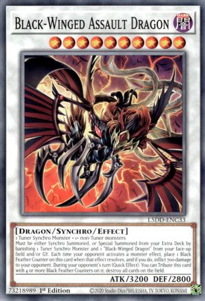 Black-Winged Assault Dragon (L5DD-ENC33) - Legendary 5D's Decks 1st Edition Legendary 5D's Decks Yugioh Single  Squirtle Squad Card Shop.