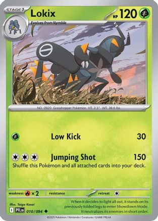 Lokix 010  ME02 Phantasmal Flames - Uncommon ME02: Phantasmal Flames Pokemon Single  Squirtle Squad Card Shop.