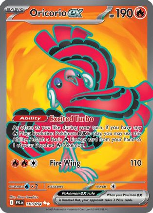 Oricorio ex 110/094 – Phantasmal Flames Ultra Rare Holofoil
