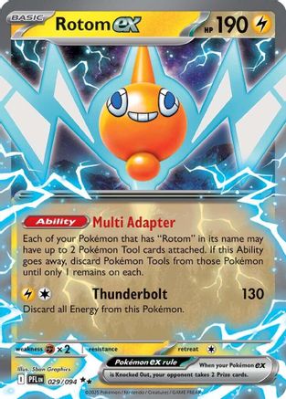 Pokémon TCG – Rotom ex 029/094 – Phantasmal Flames – Double Rare