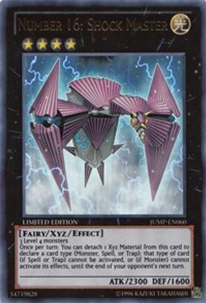 Number 16: Shock Master (JUMP-EN060) - Shonen Jump Magazine Promos Limited Shonen Jump Magazine Promos Yugioh Single  Squirtle Squad Card Shop.
